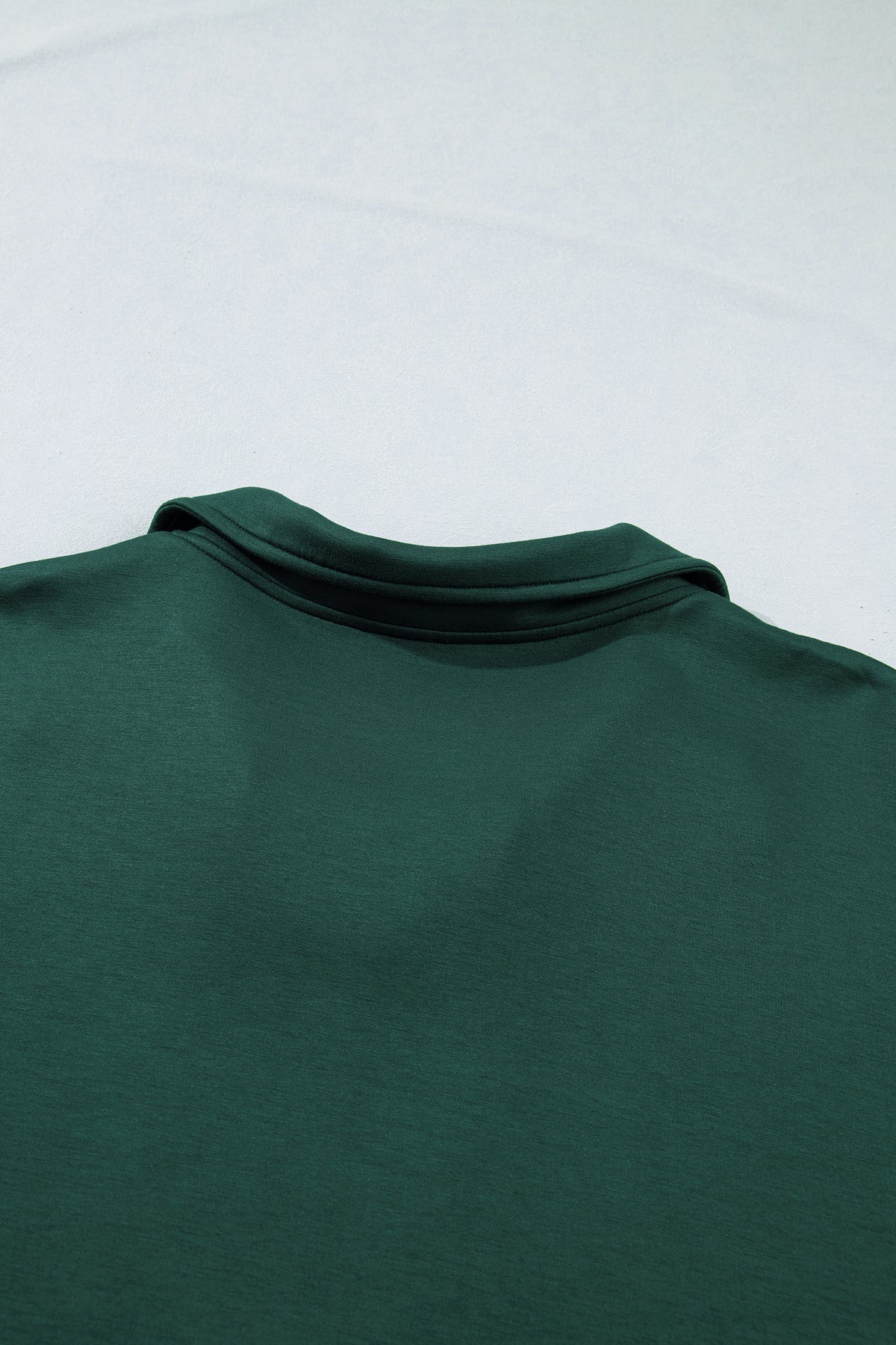 Women’s Plus-Size Green Studded Half-Zip Dress